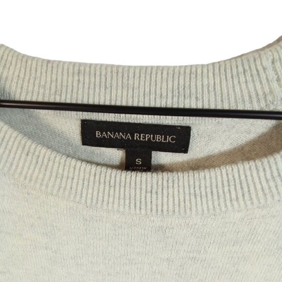 Banana Republic Wool Cashmere Ruffle Cuff Sweater Dress Size S - Picture 3 of 3